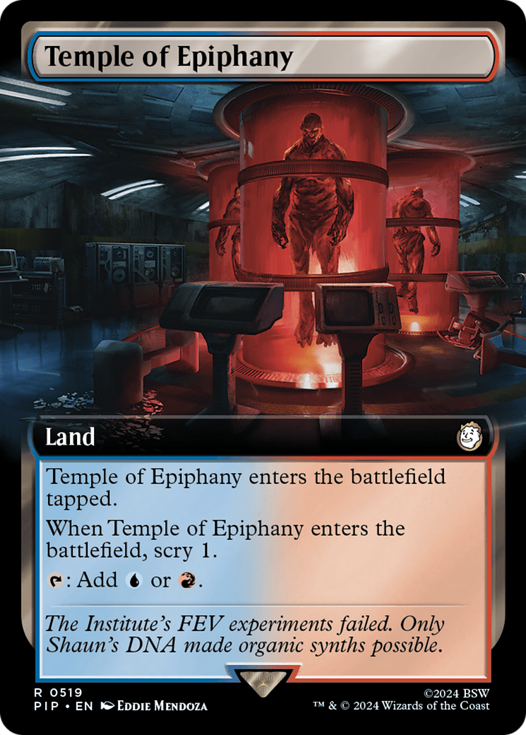 Temple of Epiphany (Extended Art) (PIP-519) - Fallout: (Extended Art) Foil