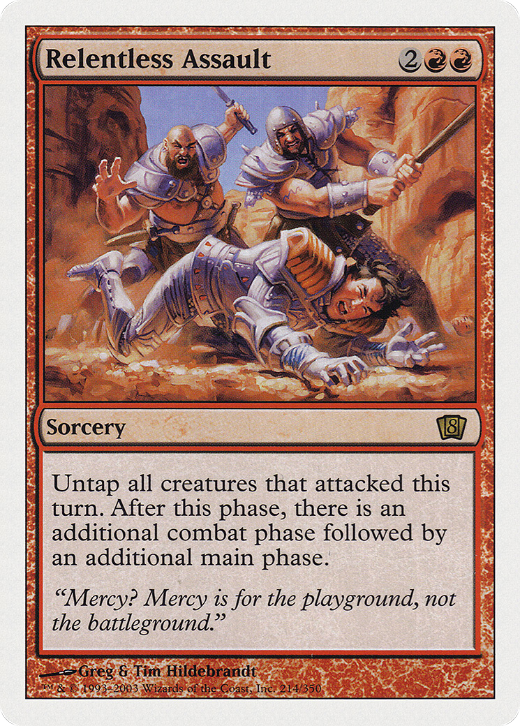 Relentless Assault (8ED-214) - 8th Edition