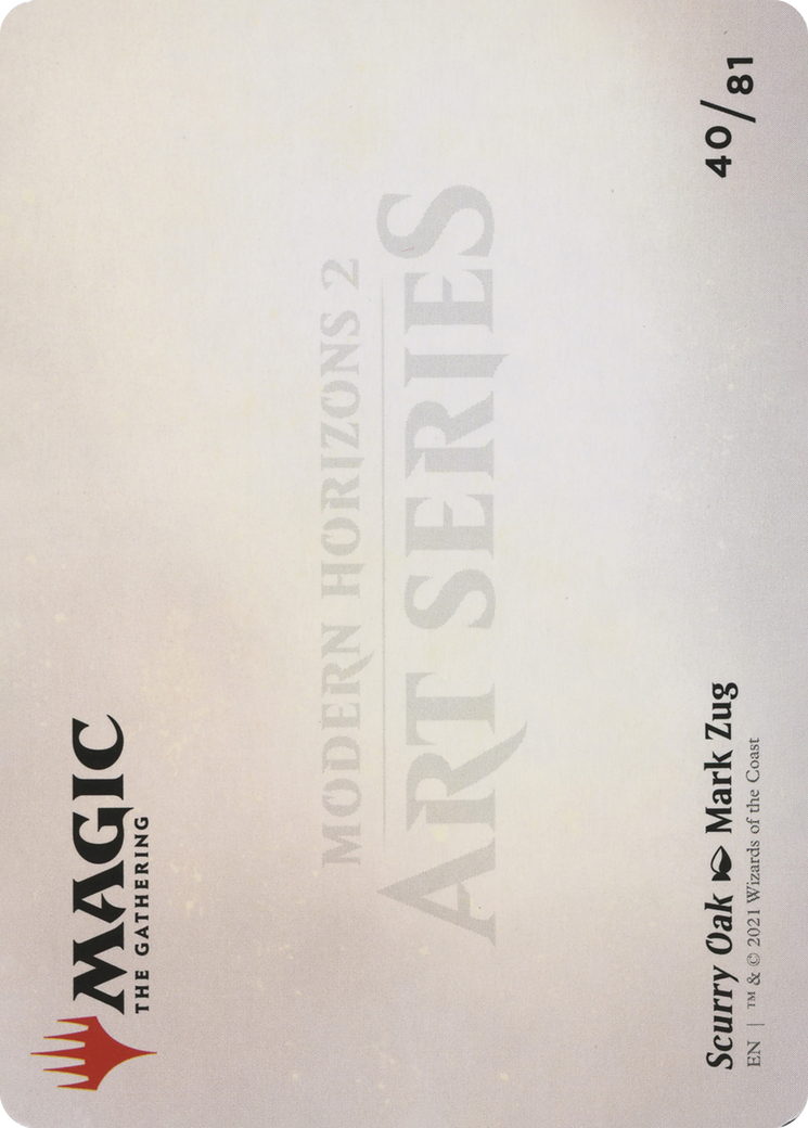 Scurry Oak // Scurry Oak (AMH2-040) - Modern Horizons 2 Art Series (Borderless)