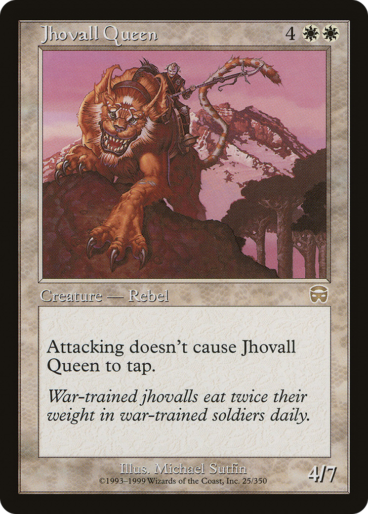 Jhovall Queen (MMQ-025) - Mercadian Masques Foil