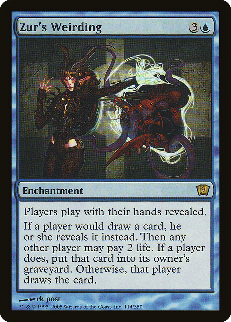Zur's Weirding (9ED-114) - 9th Edition Foil