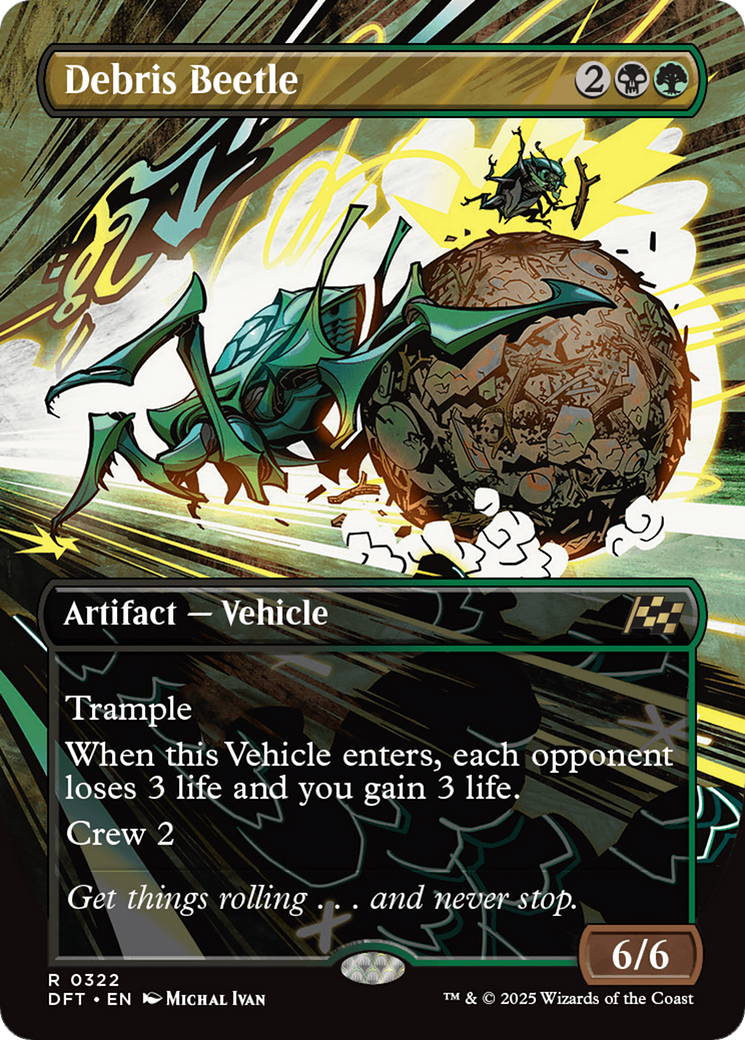 Debris Beetle (Borderless) (DFT-322) - Aetherdrift (Borderless)