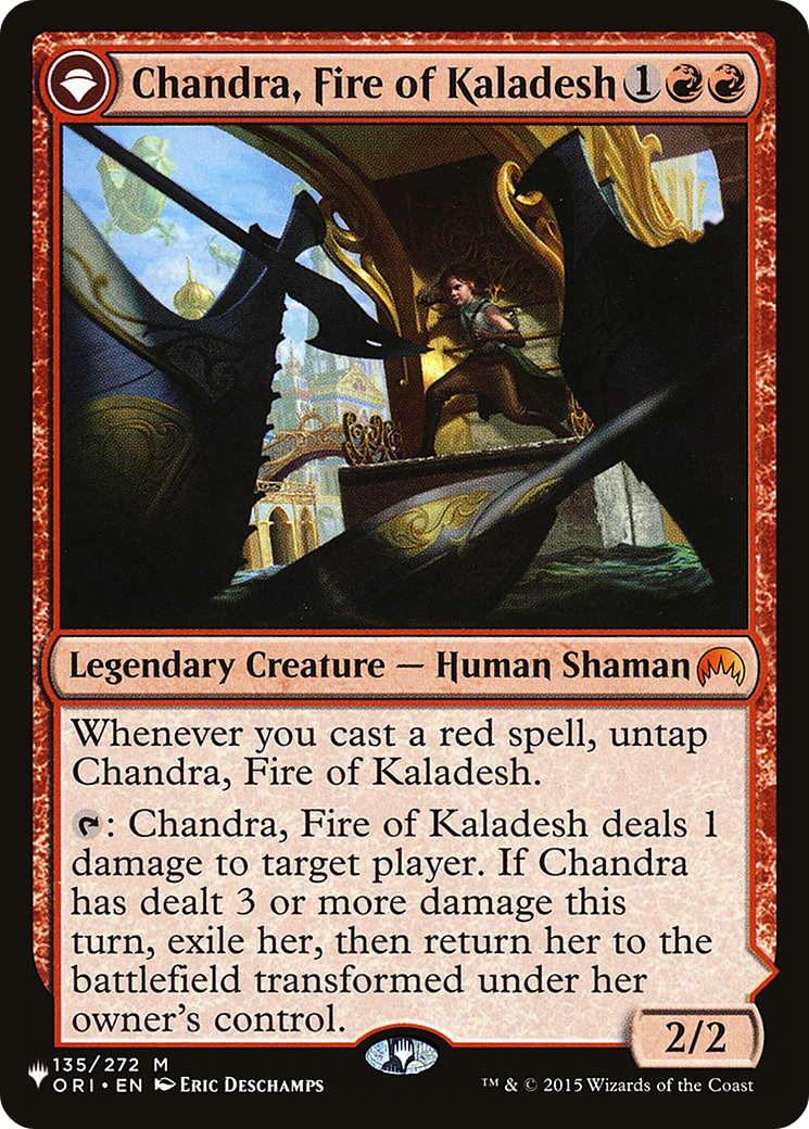 Chandra, Fire of Kaladesh (LIST-135) - The List: (originpwdfc)