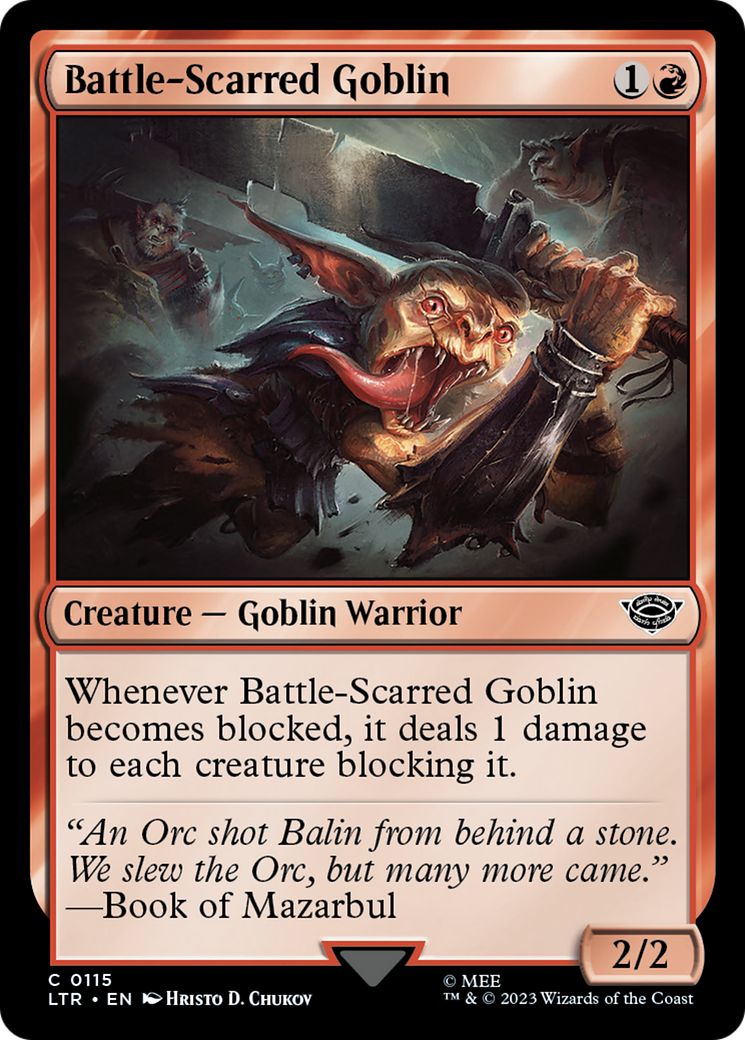 Battle-Scarred Goblin (LTR-115) - The Lord of the Rings: Tales of Middle-earth