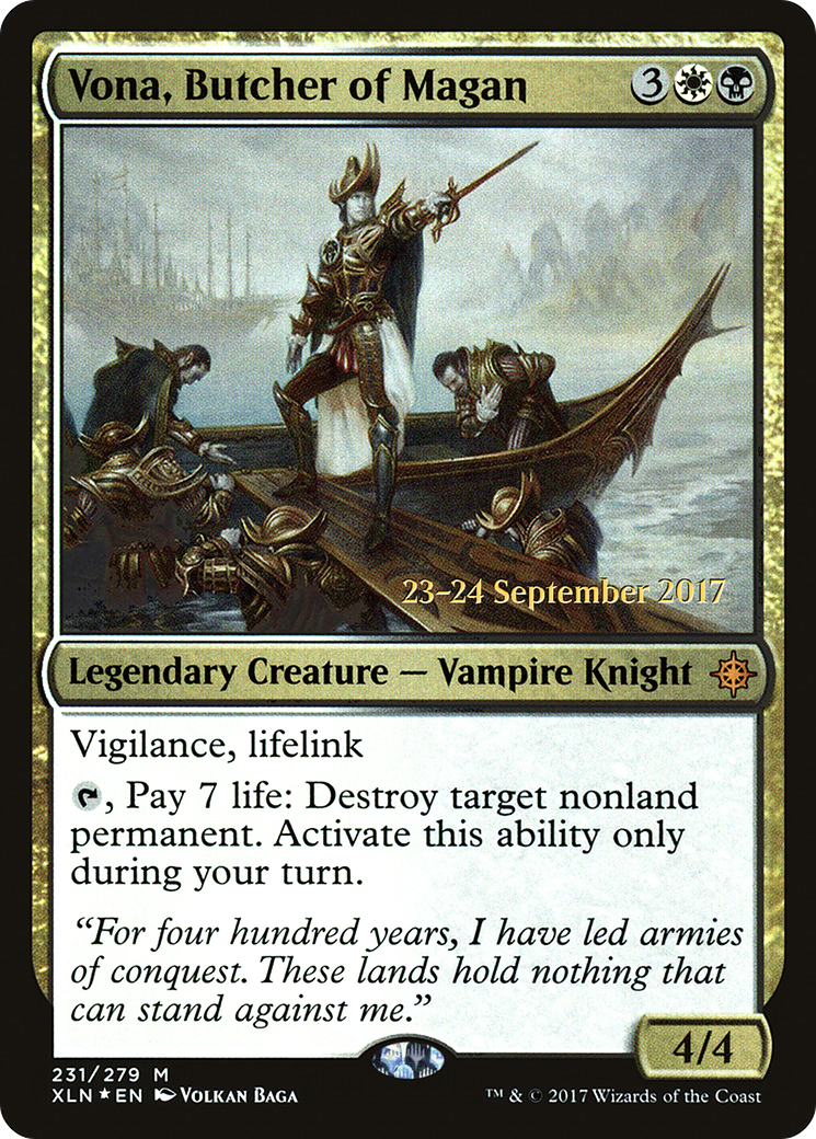 Vona, Butcher of Magan (PRE-231) - Ixalan Promos Foil