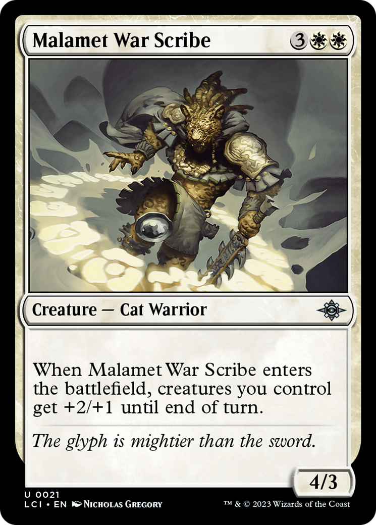 Malamet War Scribe (LCI-021) - The Lost Caverns of Ixalan