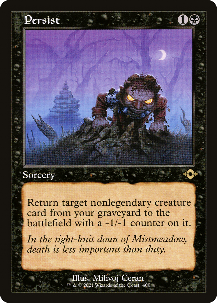 Persist (Retro Frame) (MH2-400) - Modern Horizons 2 Foil