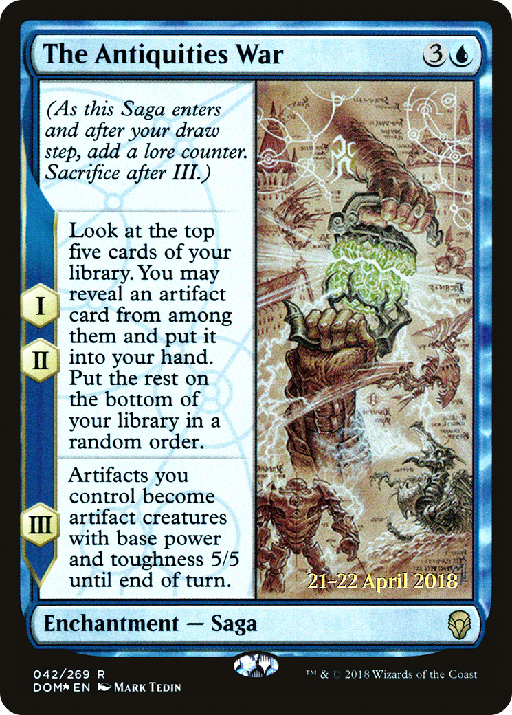 The Antiquities War (PRE-042) - Dominaria Promos Foil