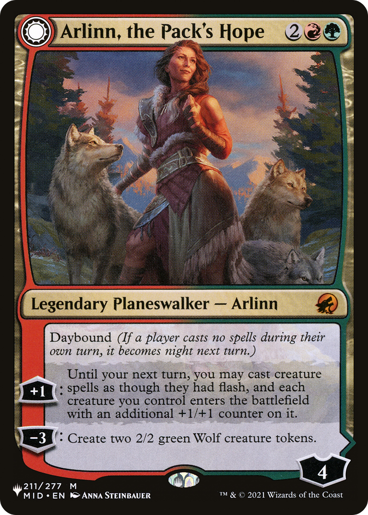 Arlinn, the Pack's Hope (LIST-211) - The List: (Double Faced Transform)
