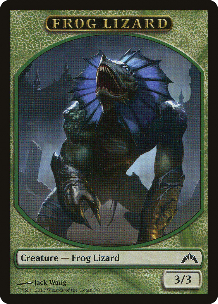 Frog Lizard Token (GTC-003) - Gatecrash Tokens