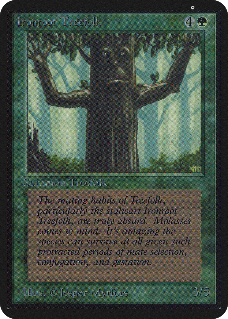 Ironroot Treefolk (LEA-) - Limited Edition Alpha