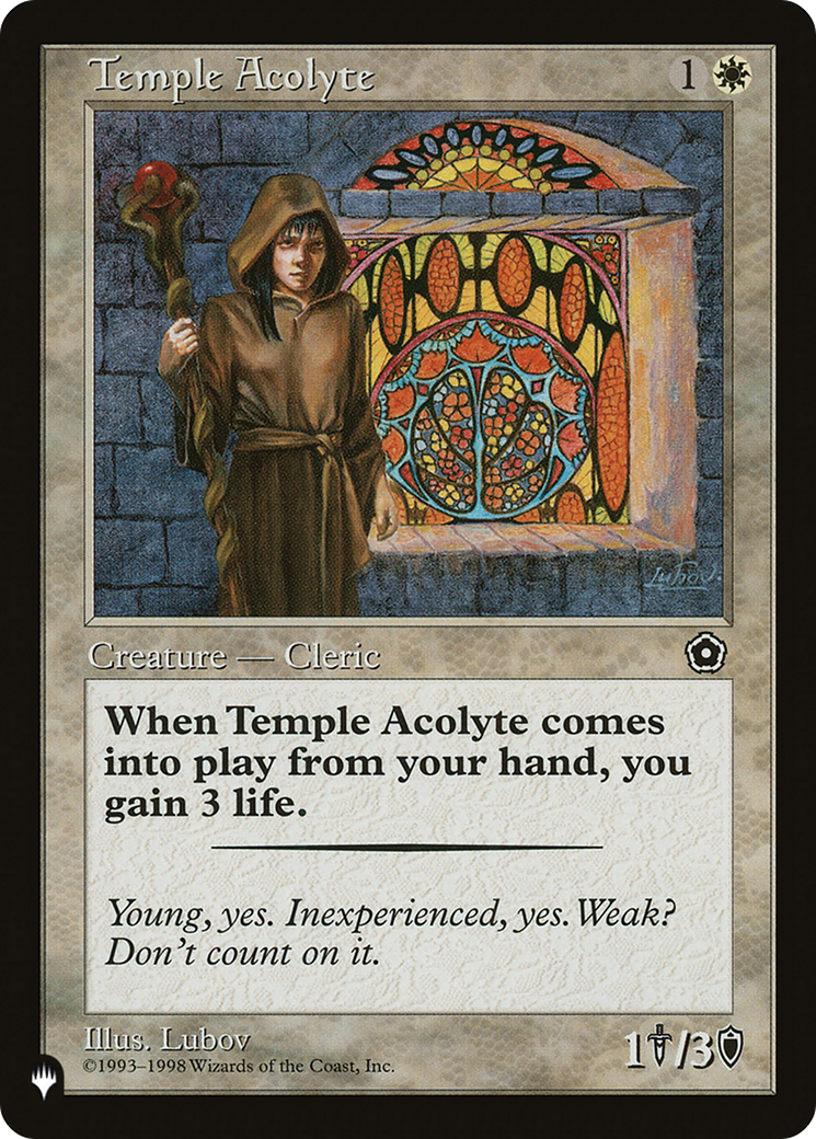 Temple Acolyte (LIST-) - The List
