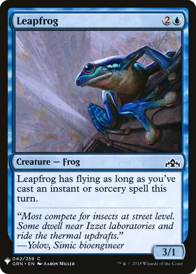 Leapfrog (LIST-GRN-42) - The List