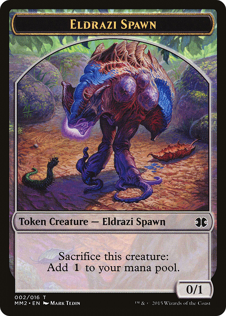 Eldrazi Spawn Token (002) (MM2-002) - Modern Masters 2015 Tokens
