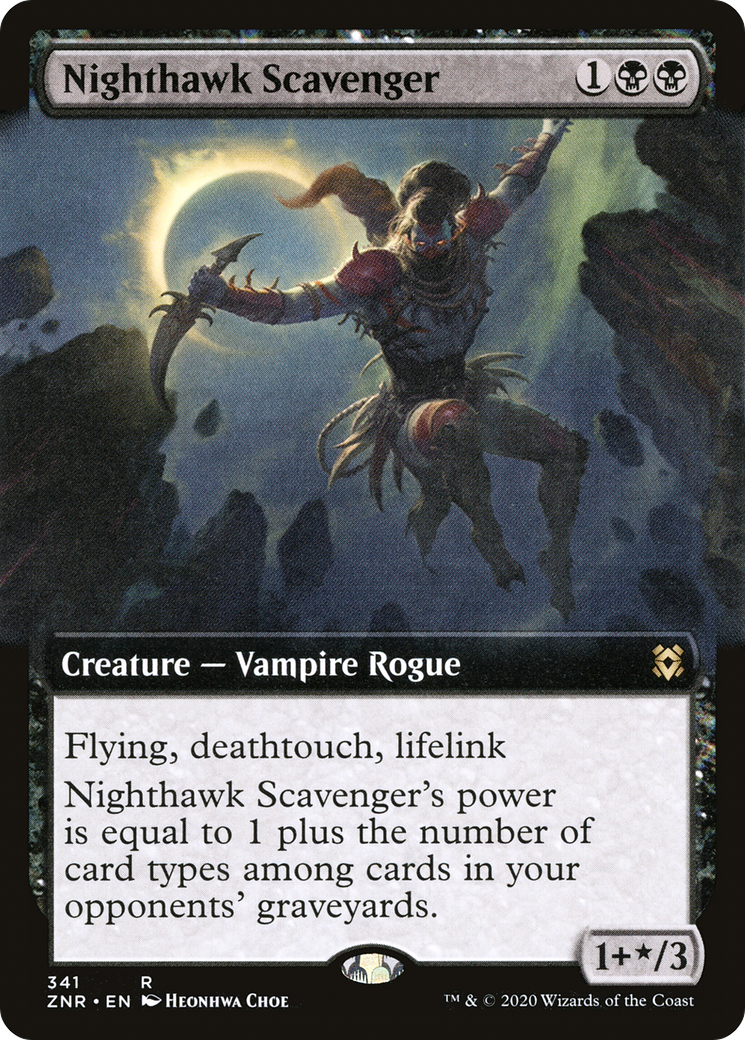 Nighthawk Scavenger (Extended Art) (ZNR-341) - Zendikar Rising: (Extended Art)