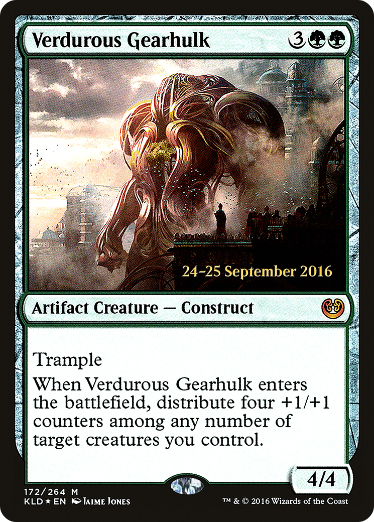 Verdurous Gearhulk (PRE-172) - Kaladesh Promos Foil