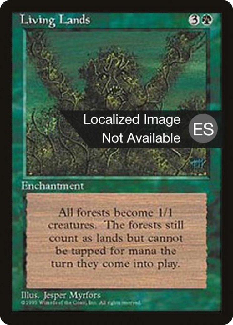 Living Lands (4BB-) - Fourth Edition Foreign Black Border