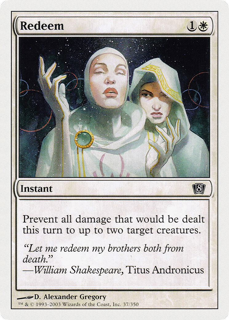 Redeem (8ED-037) - 8th Edition Foil