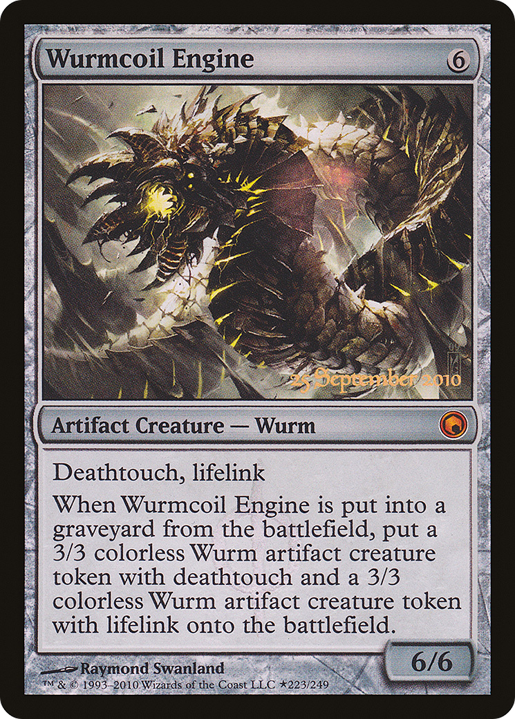 Wurmcoil Engine (PRE-223) - Scars of Mirrodin Promos Foil