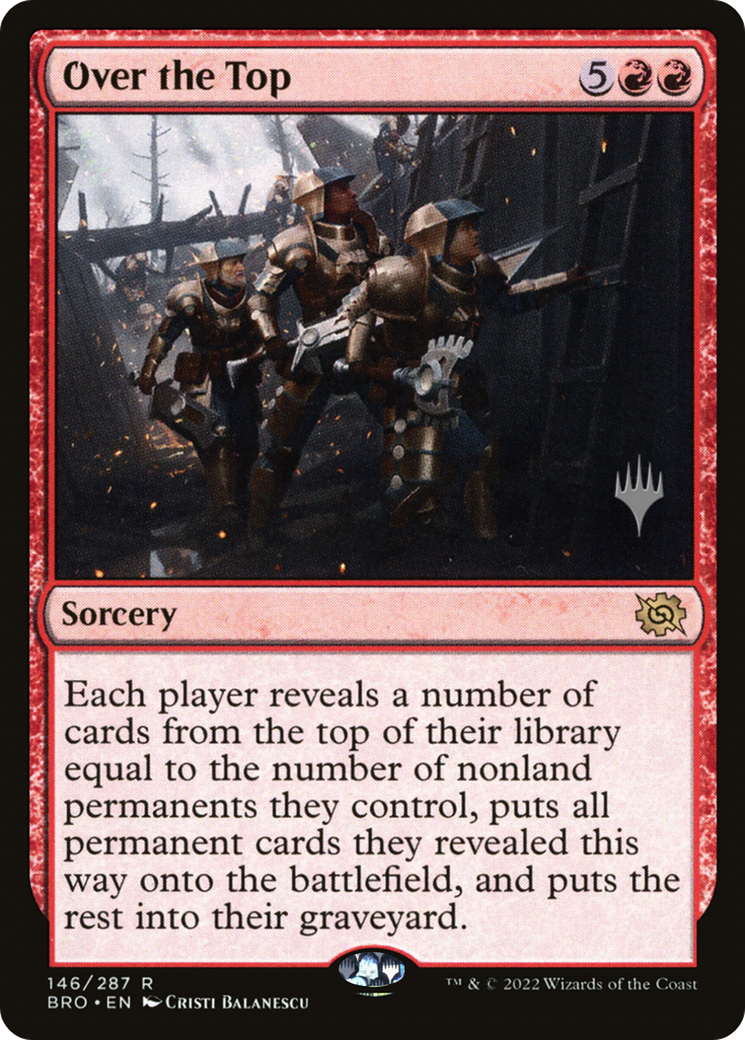 Over the Top (PPBRO-146) - The Brothers' War Promos