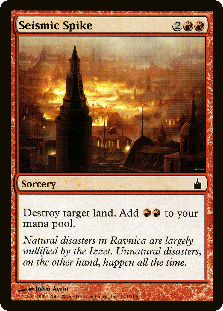 Seismic Spike (RAV-141) - Ravnica: City of Guilds Foil