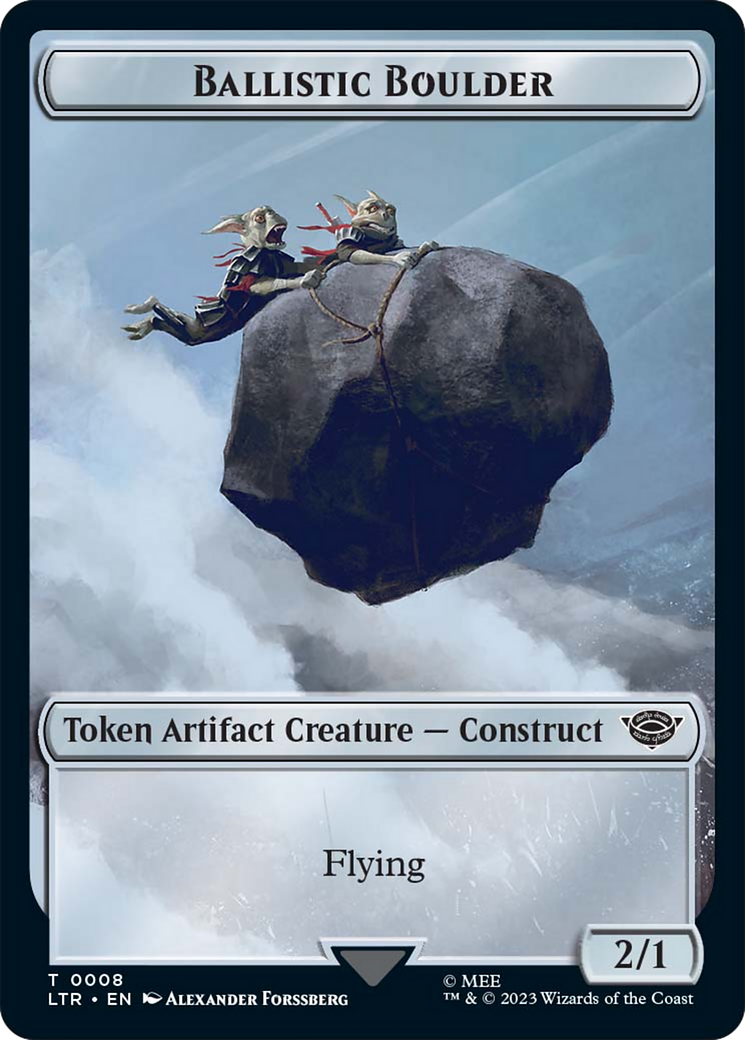 Ballistic Boulder (TLTR-008) - Tales of Middle-earth Tokens
