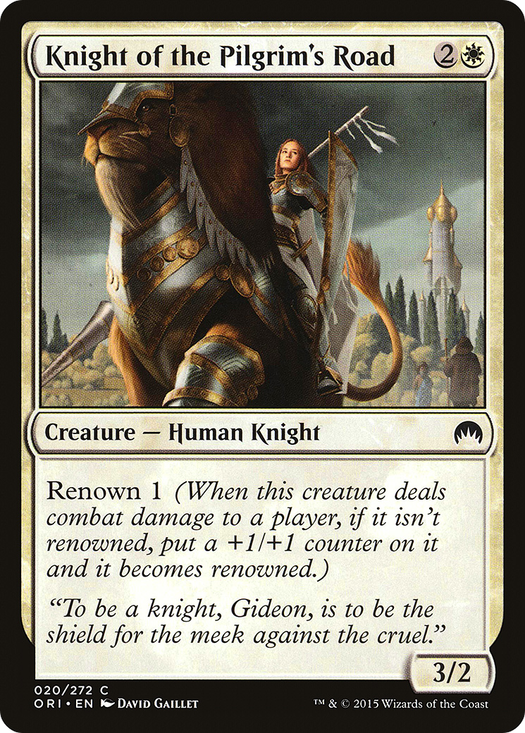 Knight of the Pilgrim's Road (ORI-020) - Magic Origins