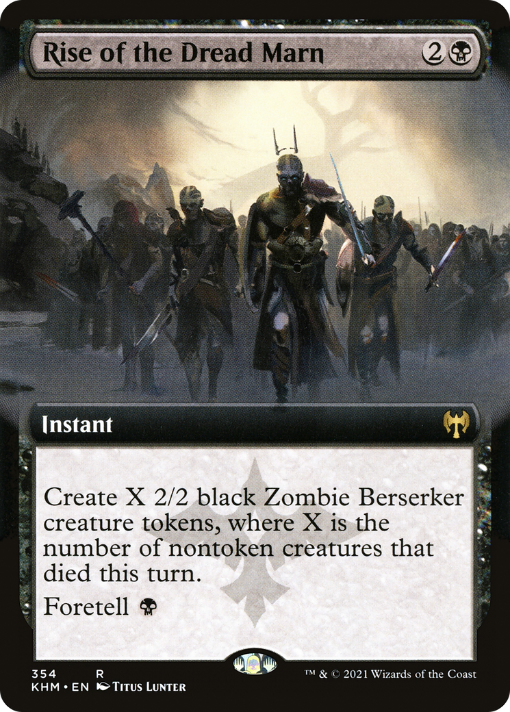 Rise of the Dread Marn (Extended Art) (KHM-354) - Kaldheim: (Extended Art)