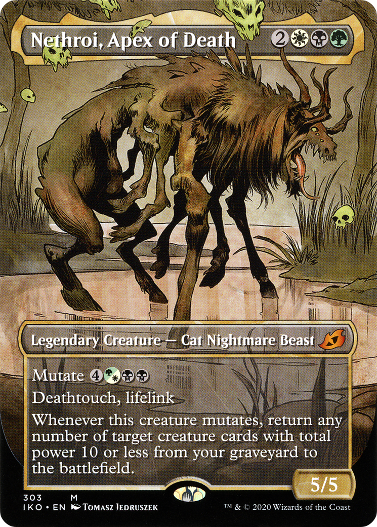 Nethroi, Apex of Death (Showcase) (IKO-303) - Ikoria: Lair of Behemoths: (Showcase) (Borderless)