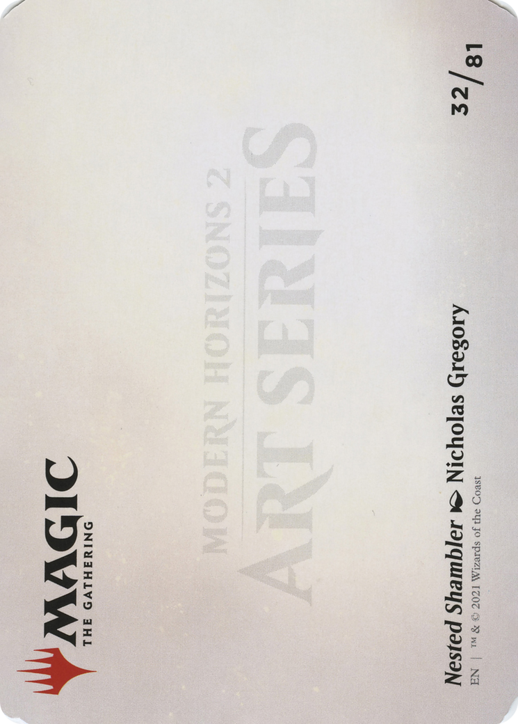 Nested Shambler // Nested Shambler (AMH2-032) - Modern Horizons 2 Art Series (Borderless)