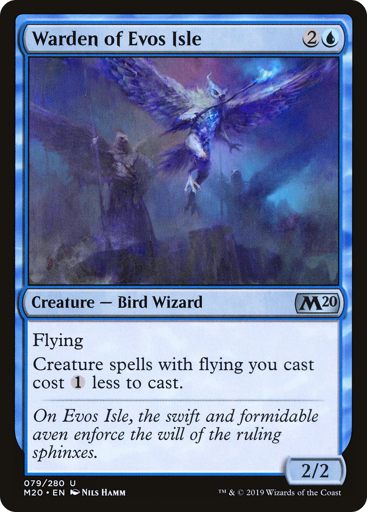 Warden of Evos Isle (M20-079) - Core Set 2020