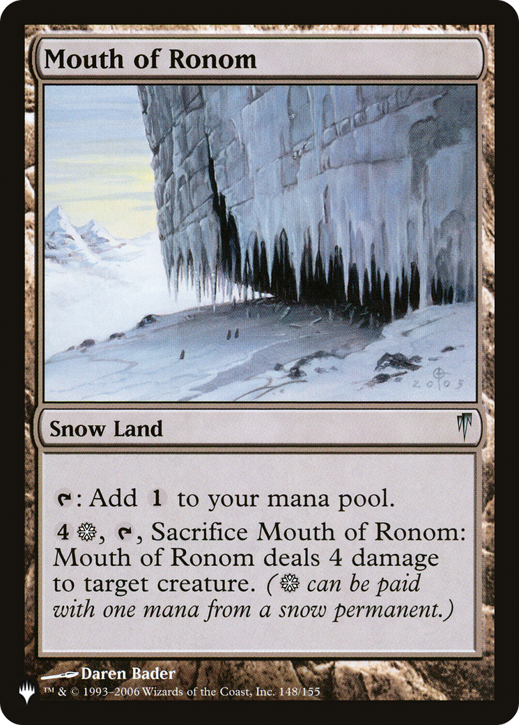 Mouth of Ronom (LIST-148/155) - The List