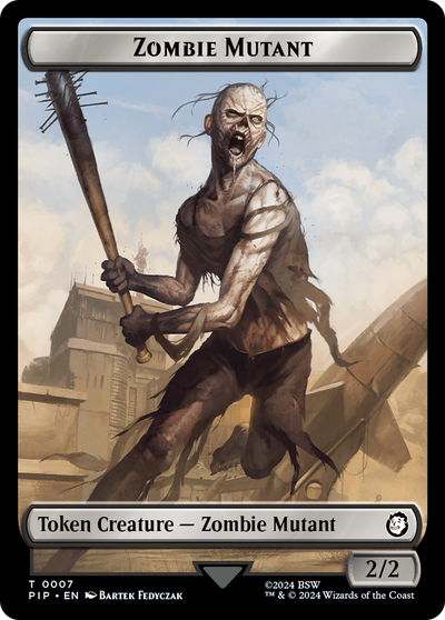 Zombie Mutant (TPIP-007) - Fallout Tokens