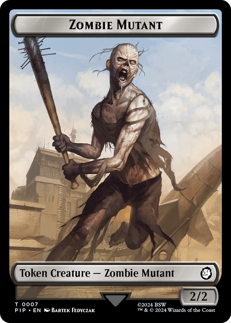 Zombie Mutant (TPIP-007) - Fallout Tokens Foil
