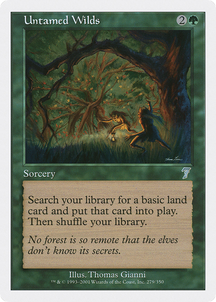 Untamed Wilds (7ED-279) - 7th Edition Foil