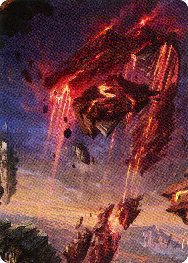 Mountain // Mountain (AZNR-017) - Zendikar Rising Art Series (Borderless)