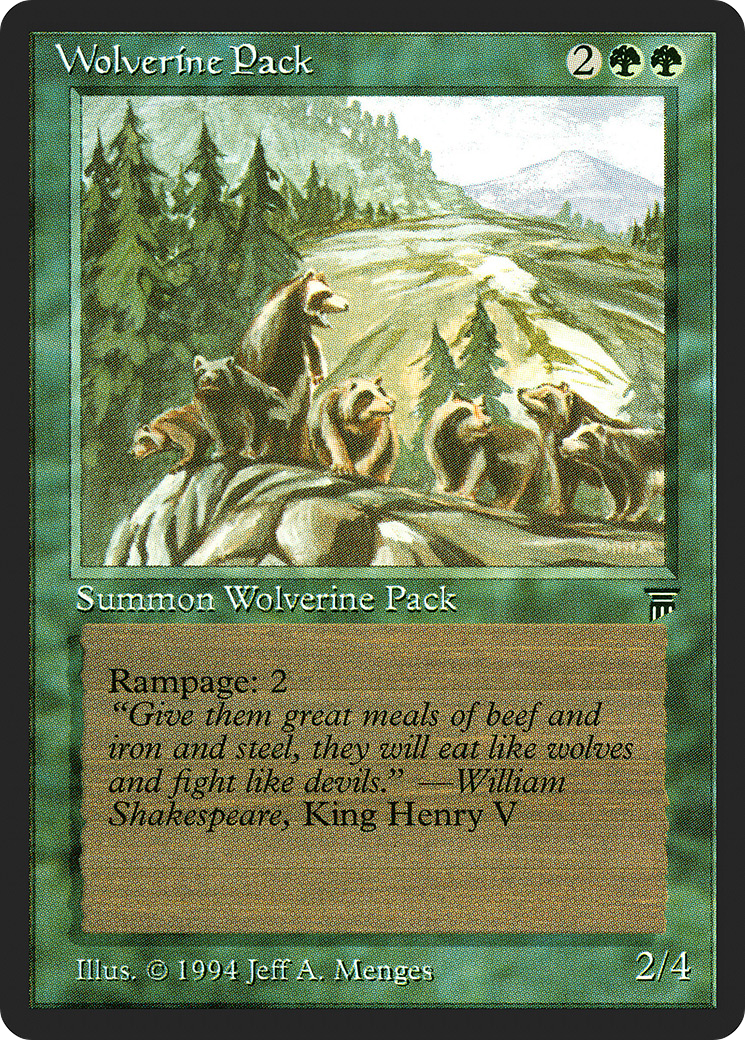 Wolverine Pack (LEG-) - Legends