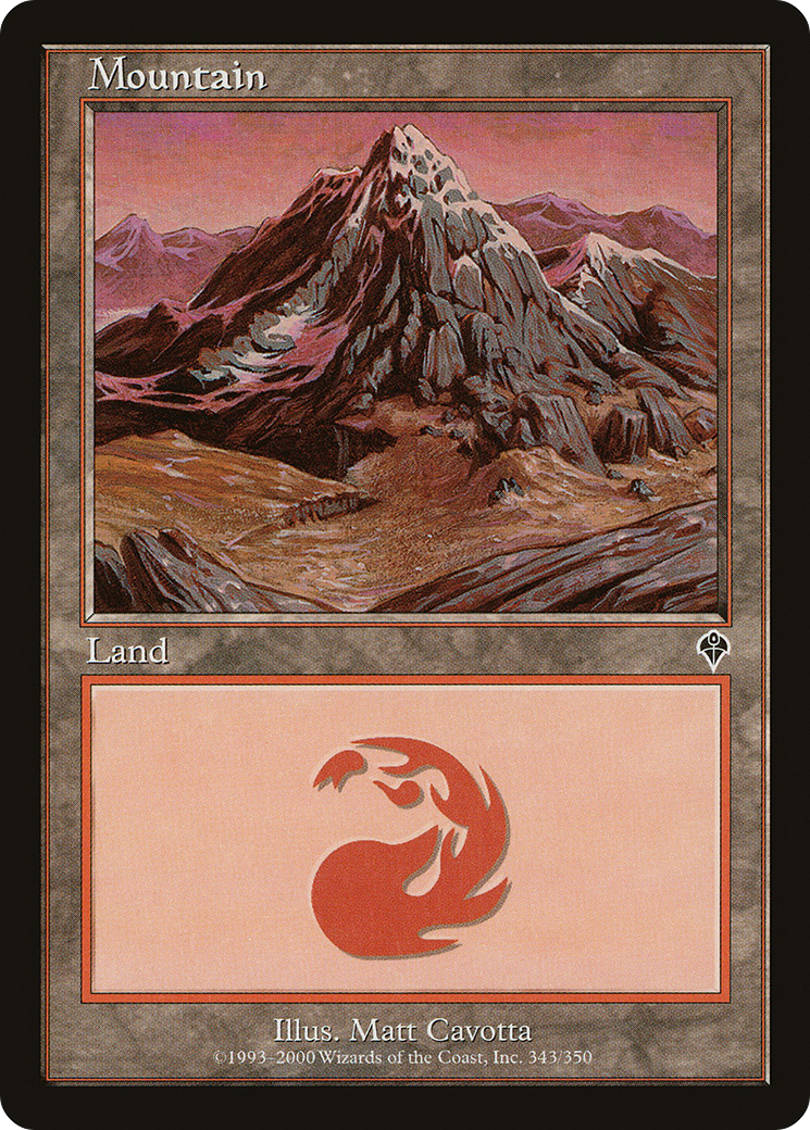 Mountain (343) (INV-343) - Invasion Foil