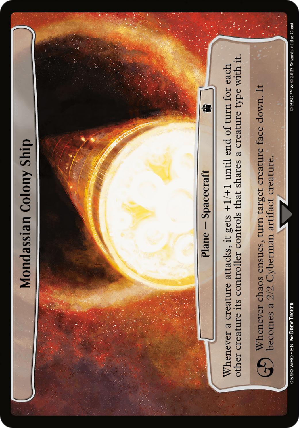 Mondassian Colony Ship (WHO-590) - Doctor Who