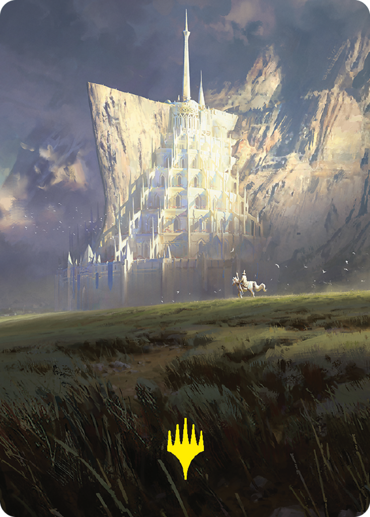 Minas Tirith // Minas Tirith (ALTR-055) - Tales of Middle-earth Art Series (Borderless) Foil
