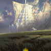 Minas Tirith // Minas Tirith (ALTR-055) - Tales of Middle-earth Art Series (Borderless)
