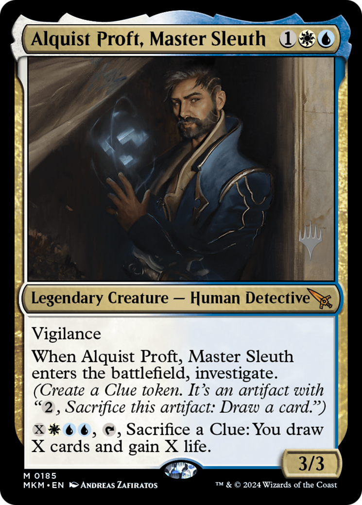 Alquist Proft, Master Sleuth (PPMKM-185) - Murders at Karlov Manor Promos Foil