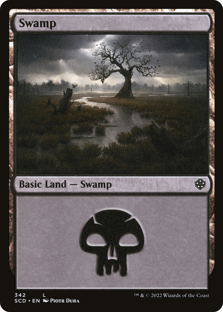 Swamp (342) (SCD-342) - Starter Commander Decks