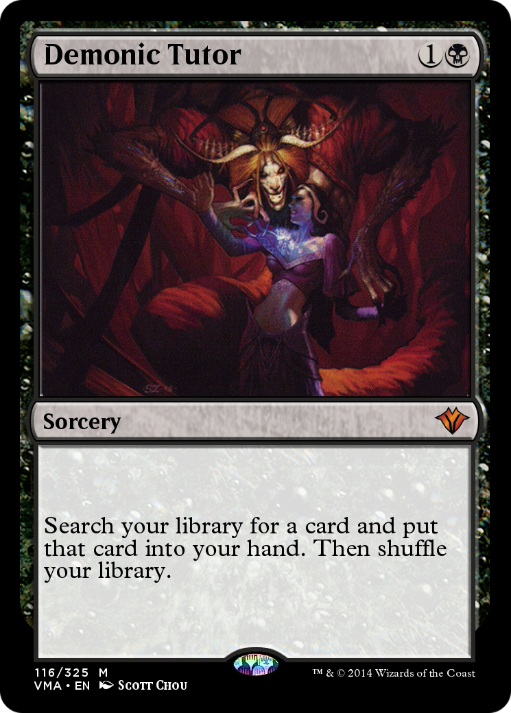 Demonic Tutor (VMA-116) - Vintage Masters