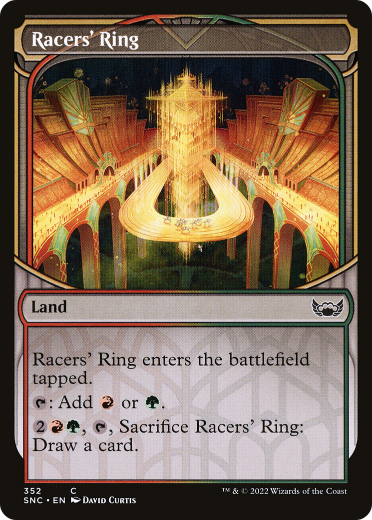 Racers' Ring (Showcase) (SNC-352) - Streets of New Capenna: (Showcase) Foil
