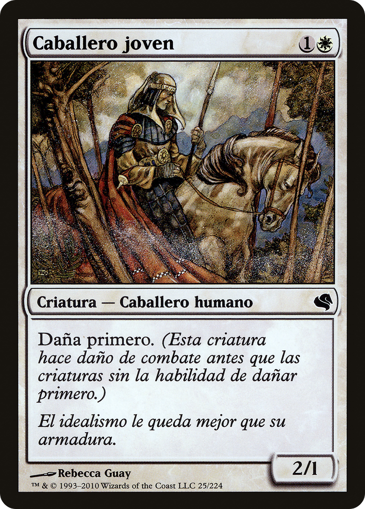 Youthful Knight (Spanish) - "Caballero joven" (PS11-025) - Salvat 2011