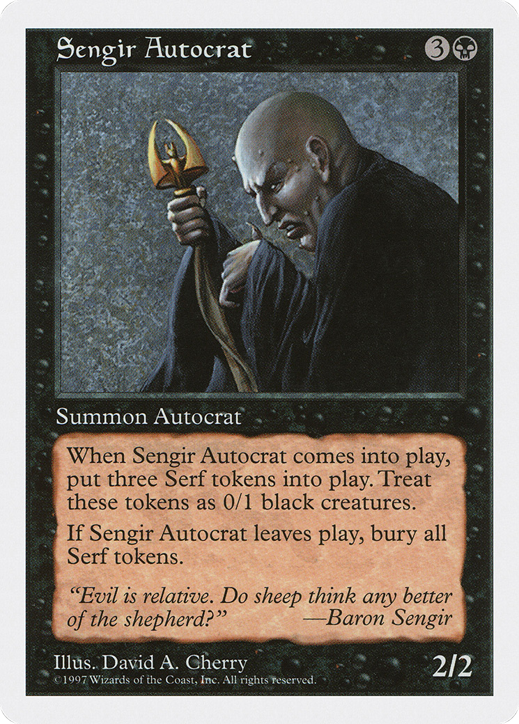 Sengir Autocrat (5ED-) - Fifth Edition