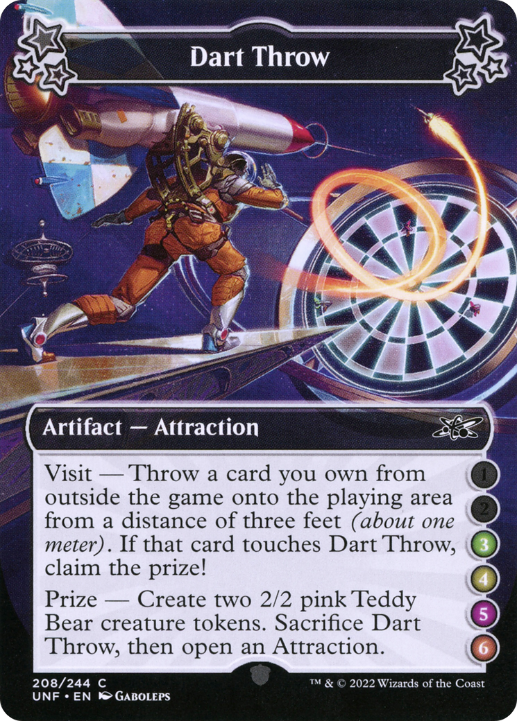 Dart Throw (3-4-5-6) (UNF-208) - Unfinity Foil