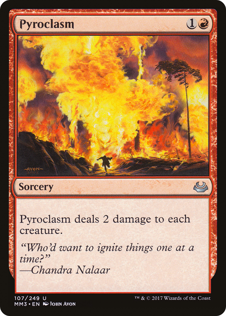 Pyroclasm (MM3-107) - Modern Masters 2017 Foil