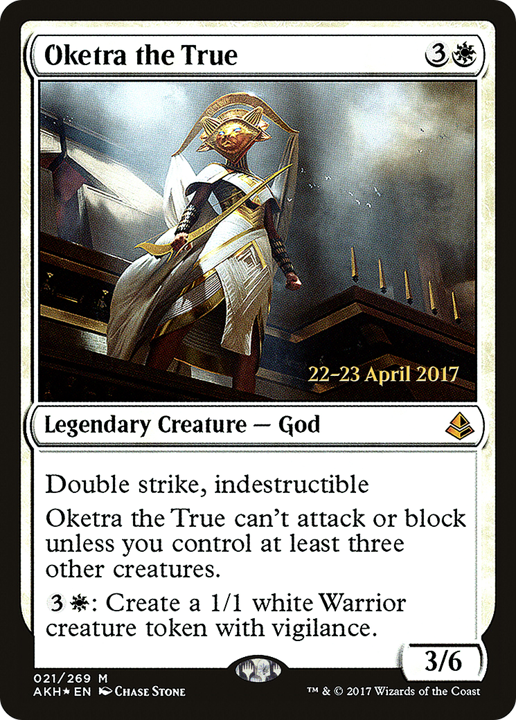 Oketra the True (PRE-021) - Amonkhet Promos Foil